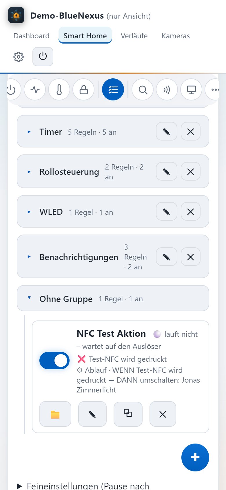Regeln auf dem Handy